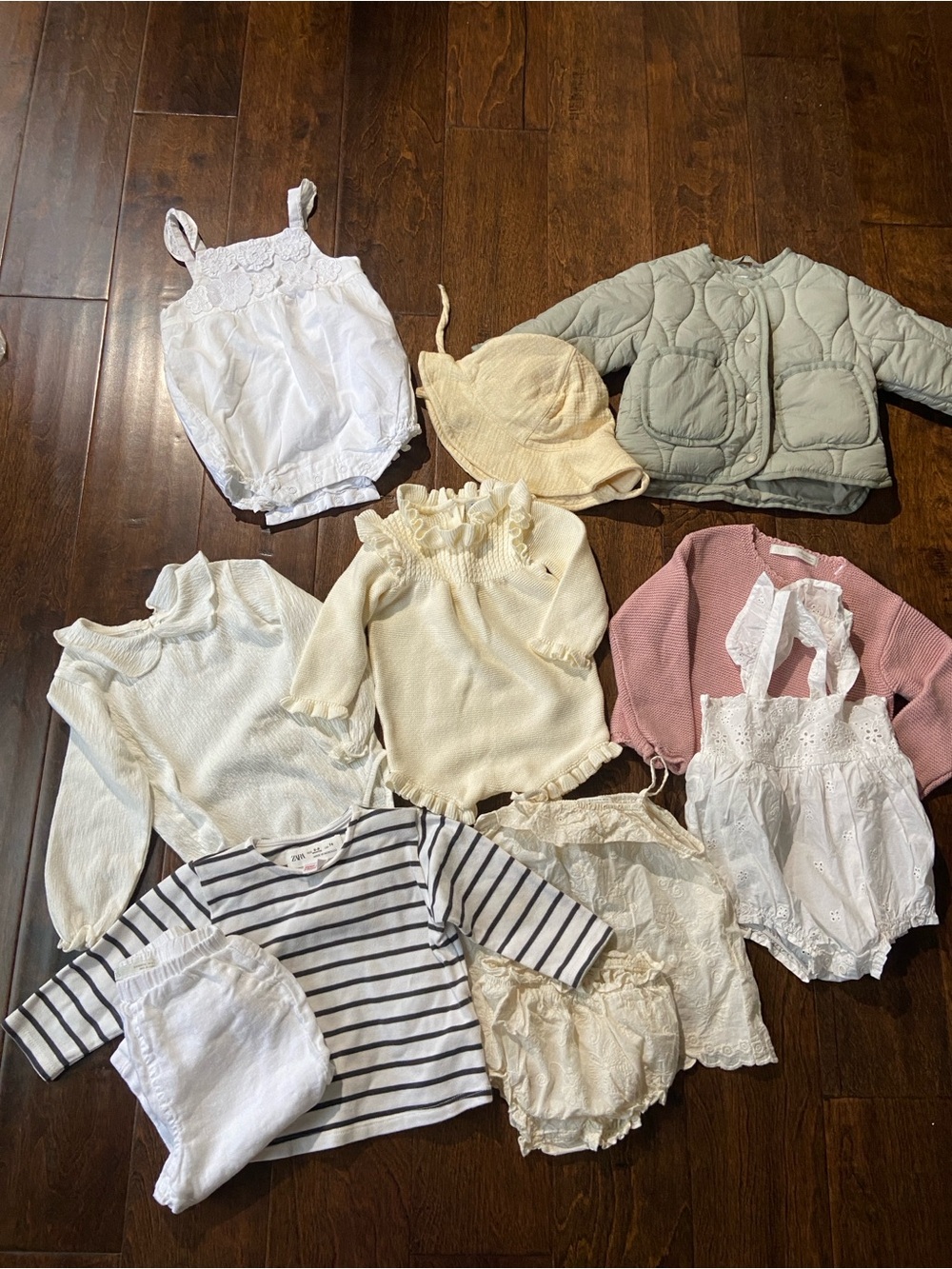 Luxury baby girl bundle Jane and Jack, Elegant Baby and Zara Sz 3-12M